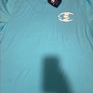 Champion Men's Aqua Short Sleeve Tee